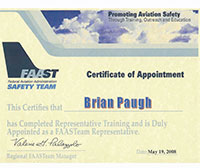 WINGS Certificate for Brian