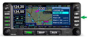 Avidyne IFD540 Touch Screen GPS