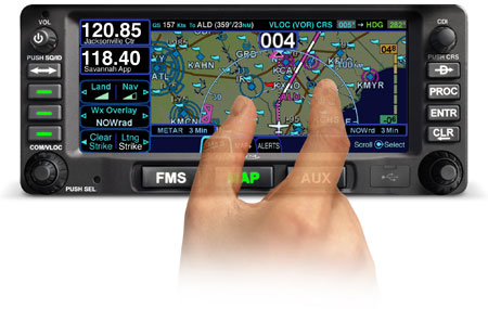 Avidyne IFD540 Touch Screen GPS