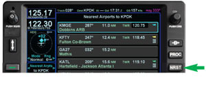 Avidyne IFD540 Touch Screen GPS