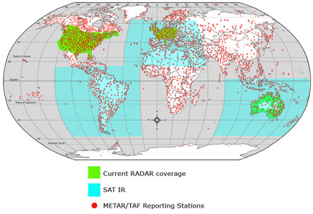 Avidyne MLX770 European Map